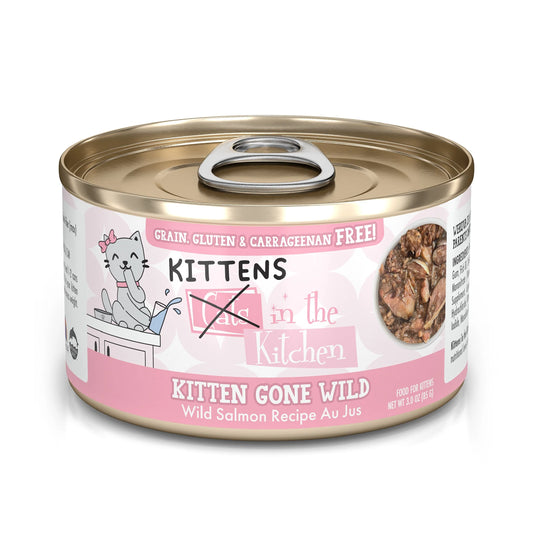 Weruva Cats in the Kitchen Kitten Gone Wild - Wild Salmon Recipe Au Jus