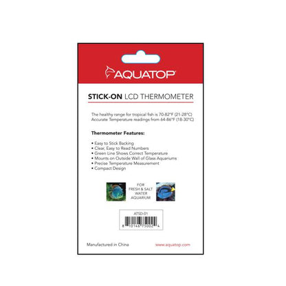 Aquatop Stick-On LCD Thermometer