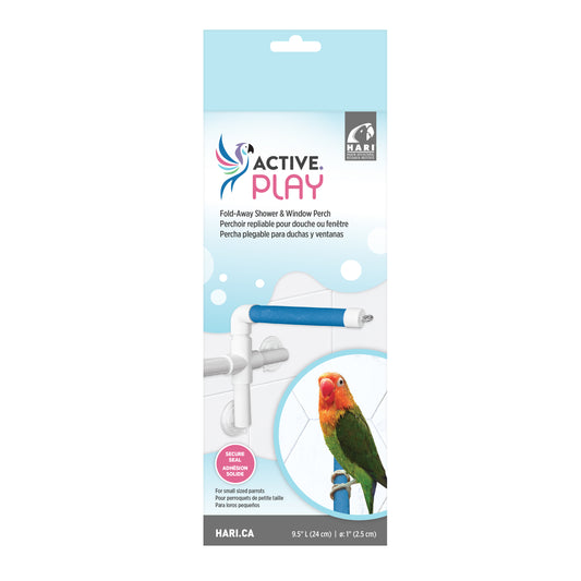 Hari Active Play Window & Shower Perch for Birds