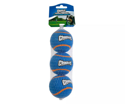 Chuckit! Squeaker Tennis Balls Dog Toy, 3 Count