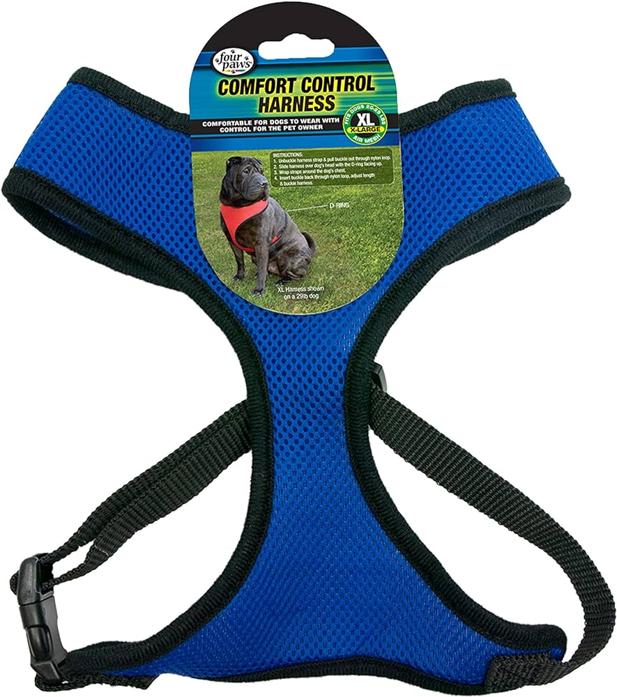 Four Paws Comfort Control Harness for Dogs, Assorted Colors & Sizes