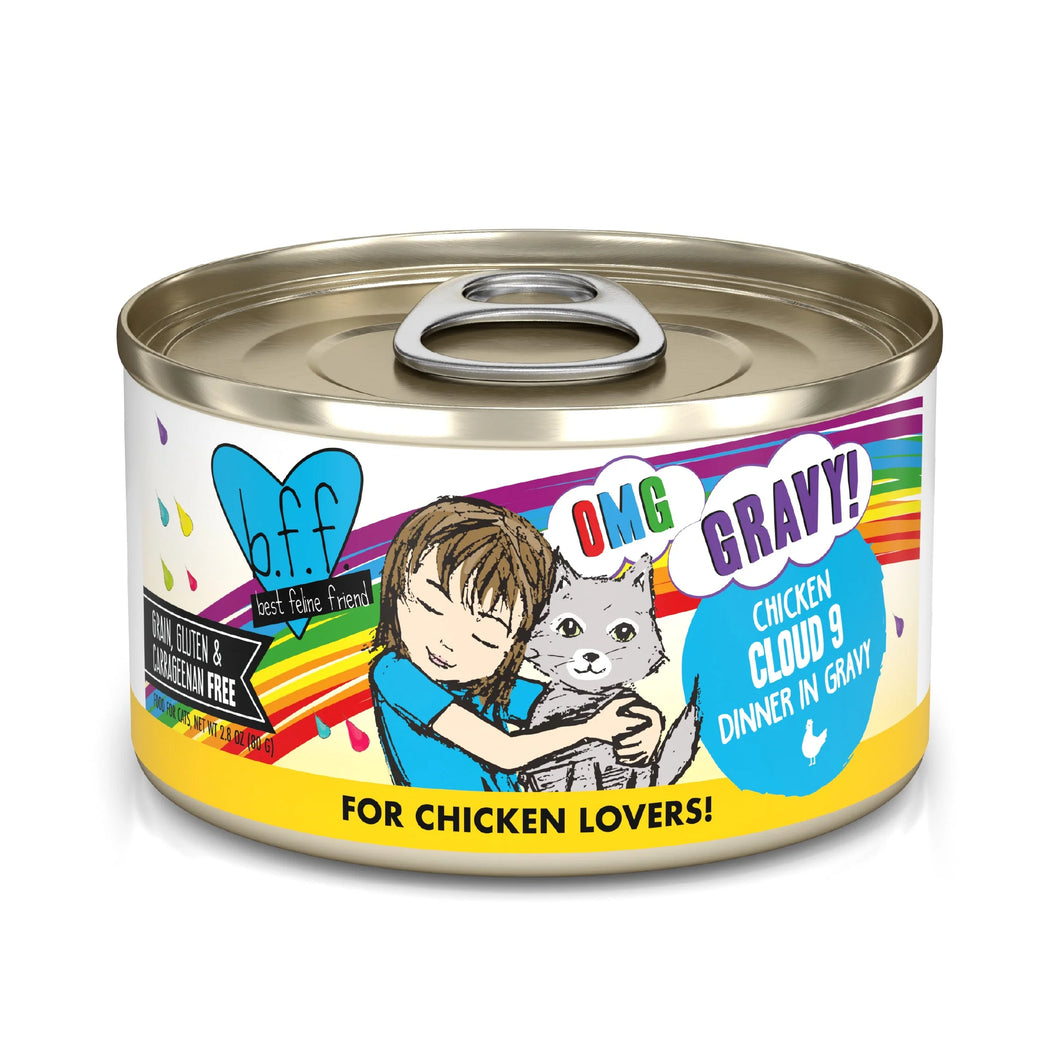 Weruva B.F.F. OMG Gravy! Chicken Cloud 9 Canned Cat food