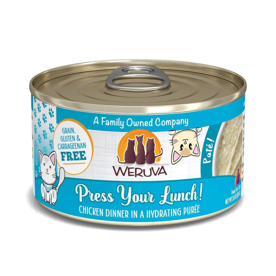 Weruva Pate Press Your Lunch Chicken Dinner in a Hydrating Puree