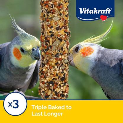 Vitakraft Crunch Sticks Golden Honey Flavor Cockatiel Bird Treat