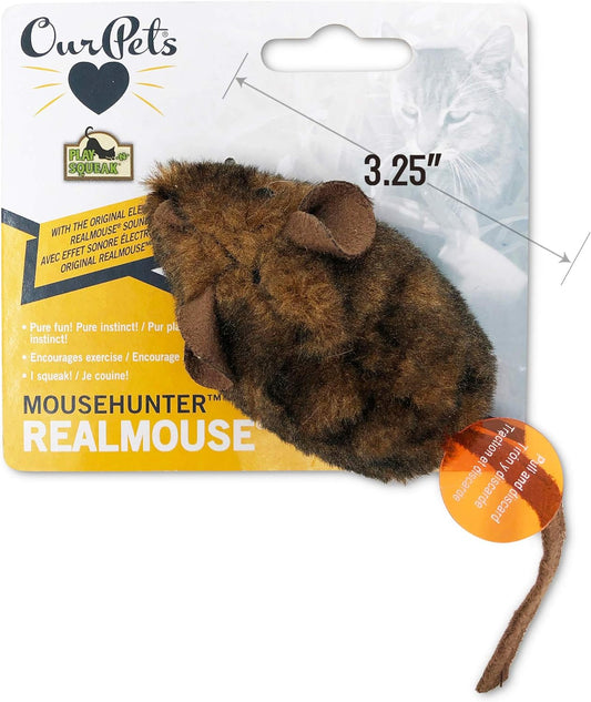 OurPets Play-N-Squeak Wee Mousehunter Cat Toy