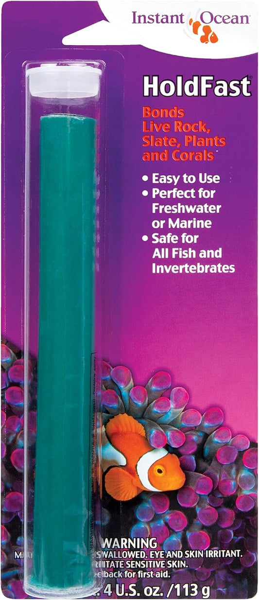 Instant Ocean HoldFast Epoxy Stick, Fish Safe 4 oz