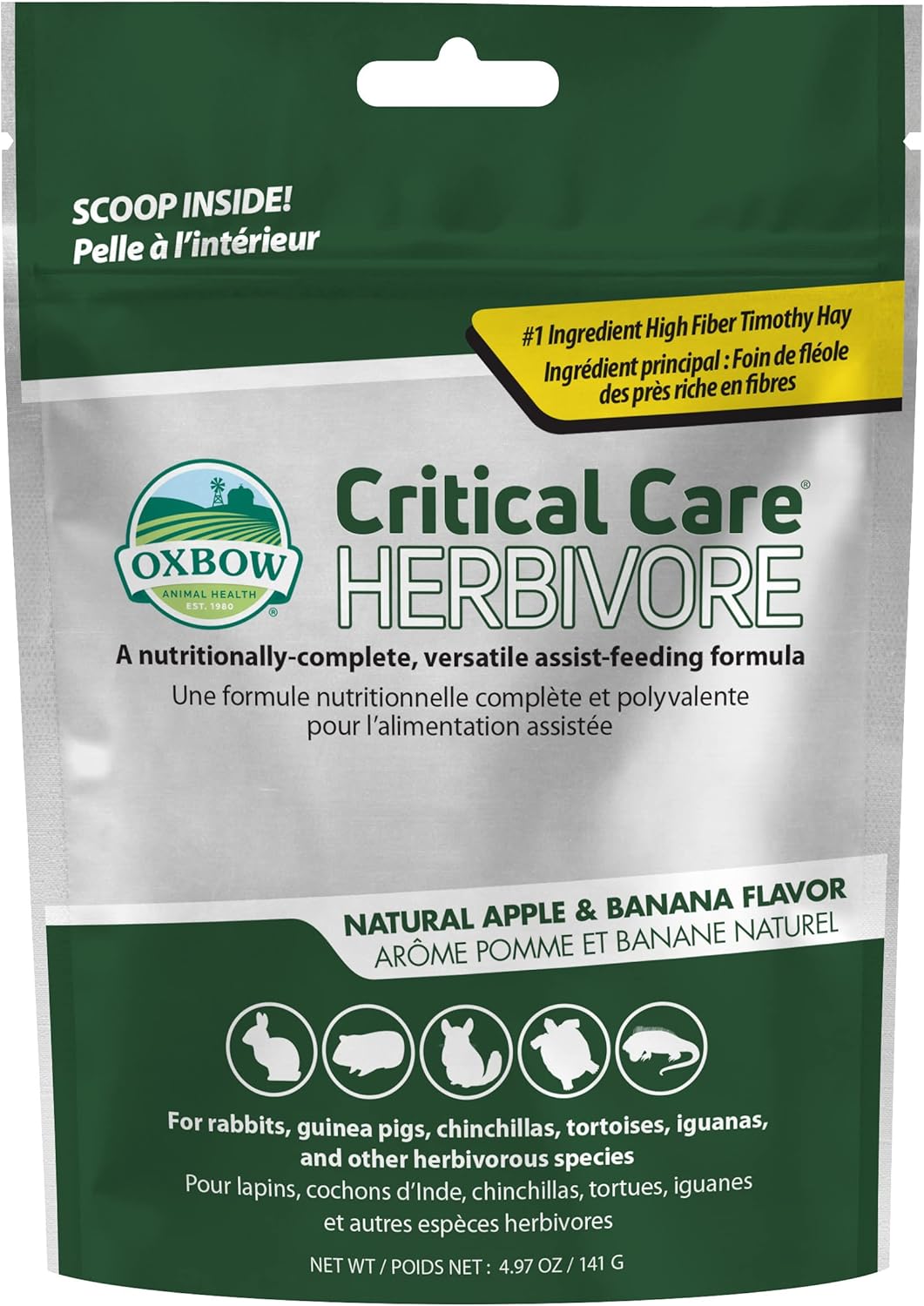 Oxbow Critical Care Herbivore Apple-Banana