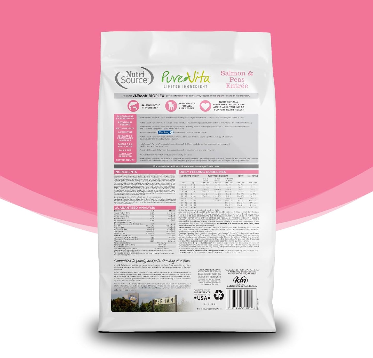NutriSource PureVita Salmon & Peas Dog Food