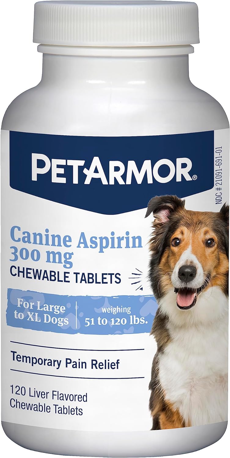 PetArmor Canine Asprin 120 mg Chewable Tablets