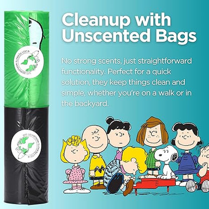 The Original Poop Bags Peanuts USDA Biobased Dog Poop Bags, 60 count, Unscented