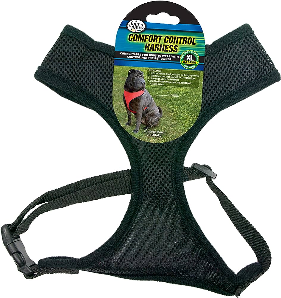 Four Paws Comfort Control Harness for Dogs, Assorted Colors & Sizes