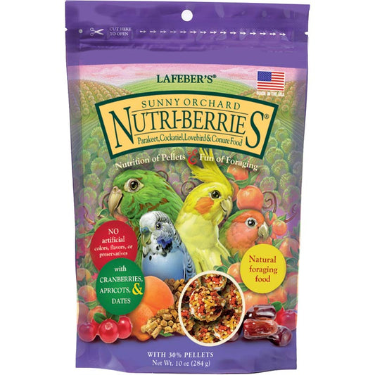 Lafeber's Sunny Orchard Nutri-Berries Keet, Tiel, Lovebird & Conure Food