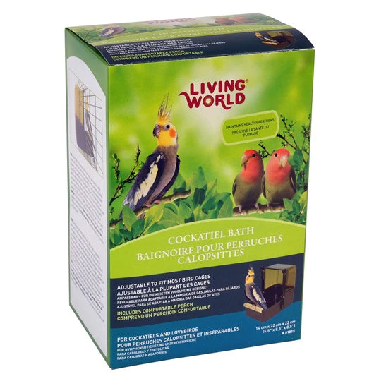 Living World Cockatiel Bird Bath