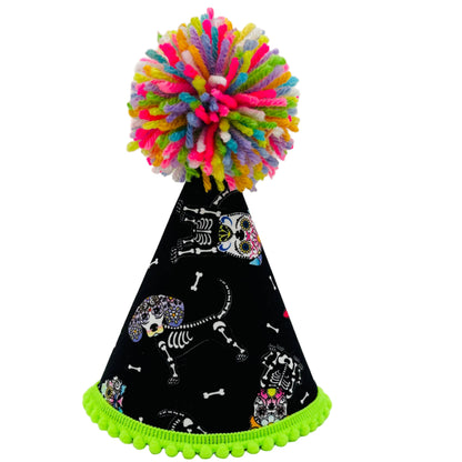 Pup Party Hats Day of the Dead Party Hat: M