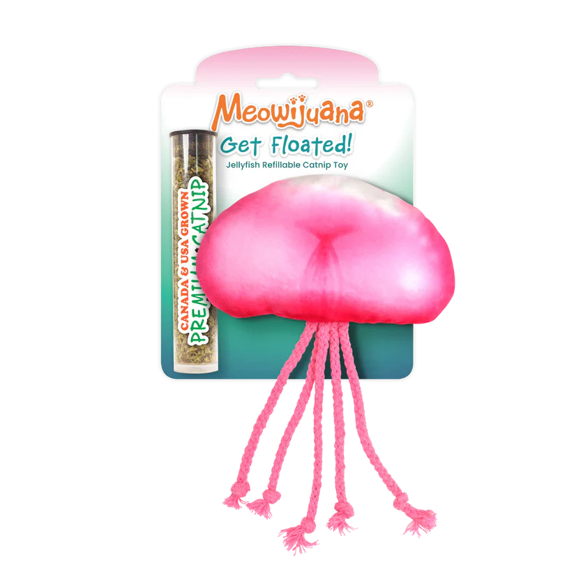 Meowijuana Get Floated Jellyfish Refillable Cat Toy