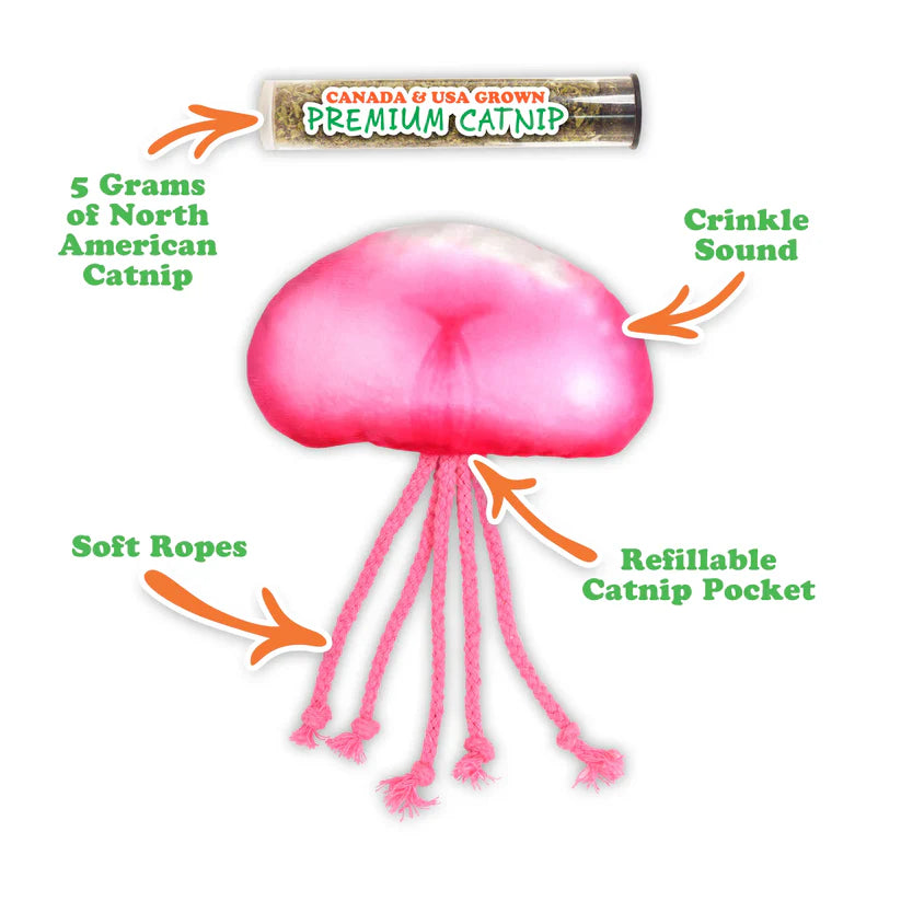Meowijuana Get Floated Jellyfish Refillable Cat Toy