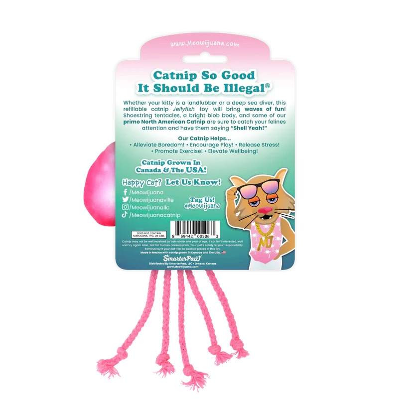 Meowijuana Get Floated Jellyfish Refillable Cat Toy