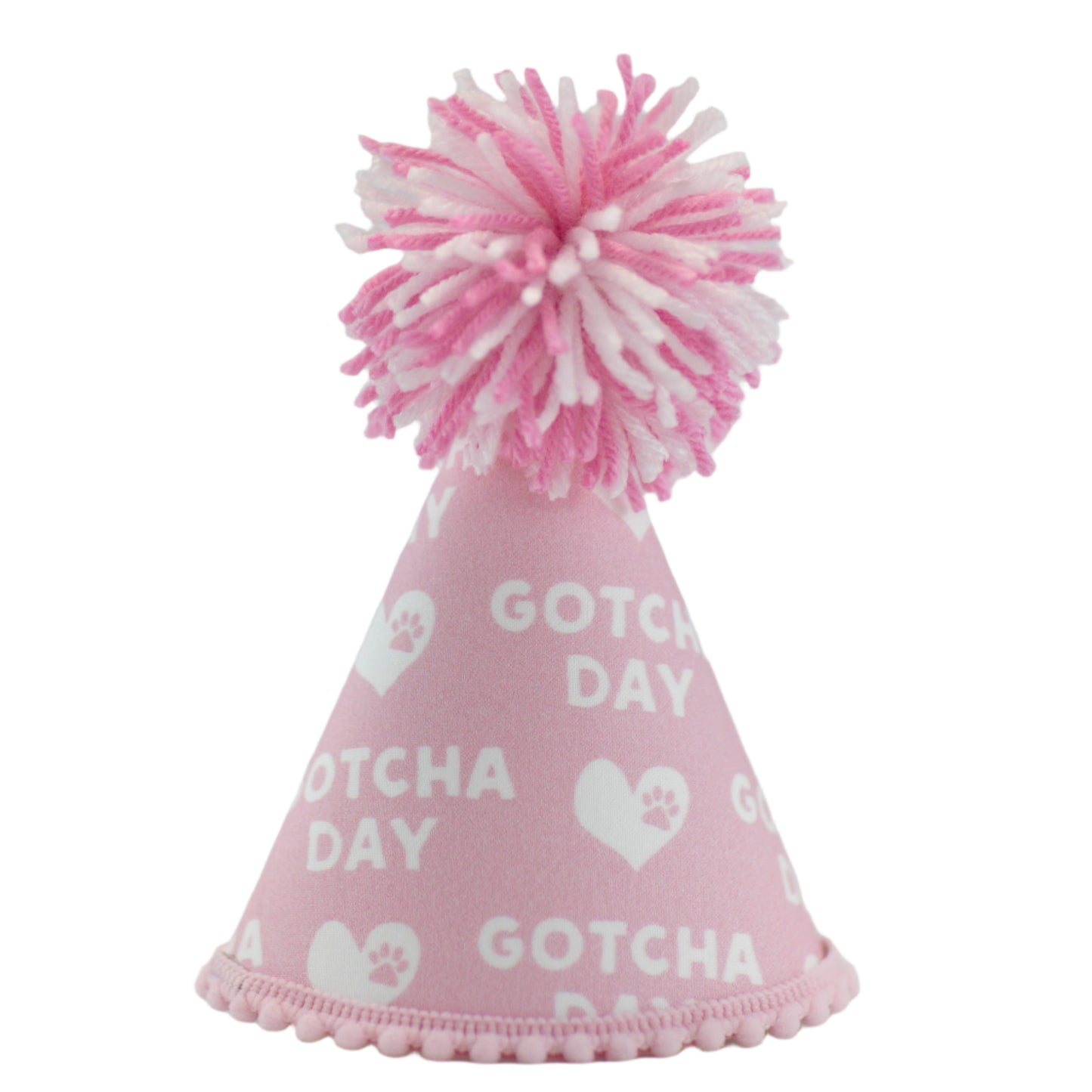 Pup Party Hats Gotcha Day Pink Party Hat: L