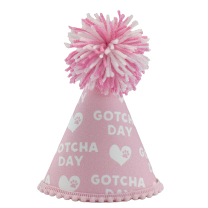 Pup Party Hats Gotcha Day Pink Party Hat: L