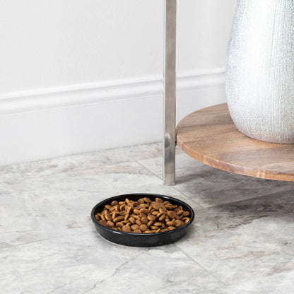 Oscar Classic Round Cat Dish: Pink