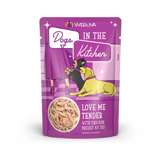 Weruva Dogs in the Kitchen Love Me Tender Chicken Breast Grain-Free Dog Food Pouches