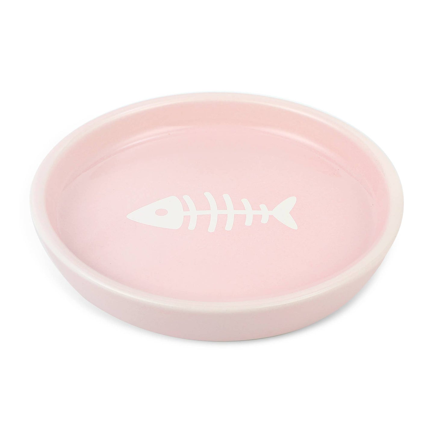 Oscar Classic Round Cat Dish: Blue