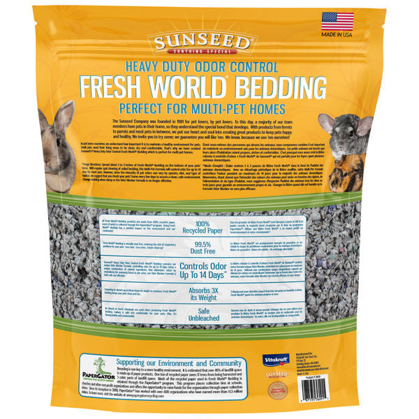 Sunseed Fresh World Heavy Duty Small Pet Bedding 2,131 Cu Inches