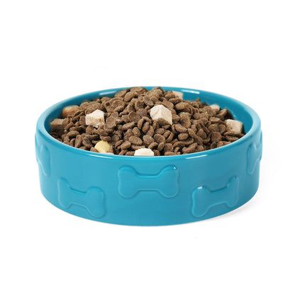 Manor Azure Pet Bowl: Large