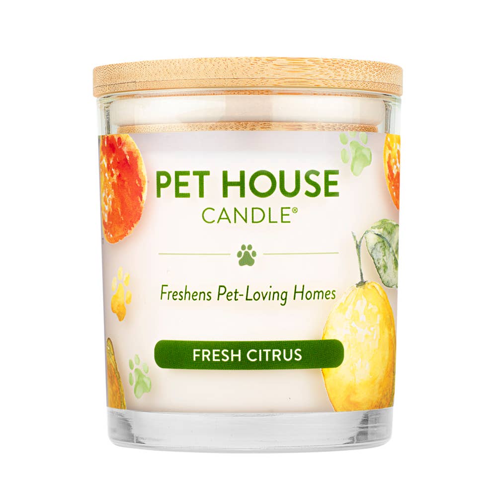 Fresh Citrus 9 oz Candle - lemon/orange fragrance