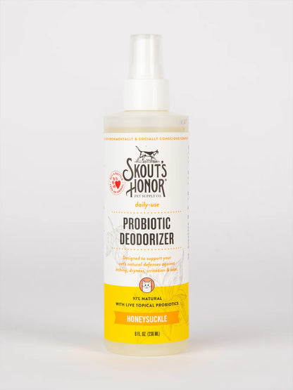 Skout's Honor Probiotic Deodorizer Honeysuckle for Cats 8 oz.