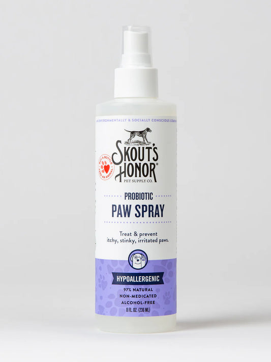 Skout's Honor Probiotic Paw Spray for Dogs & Cats 8 oz.