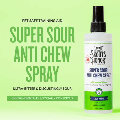 Skout's Honor Super Sour! Anti Chew Spray, 8 oz
