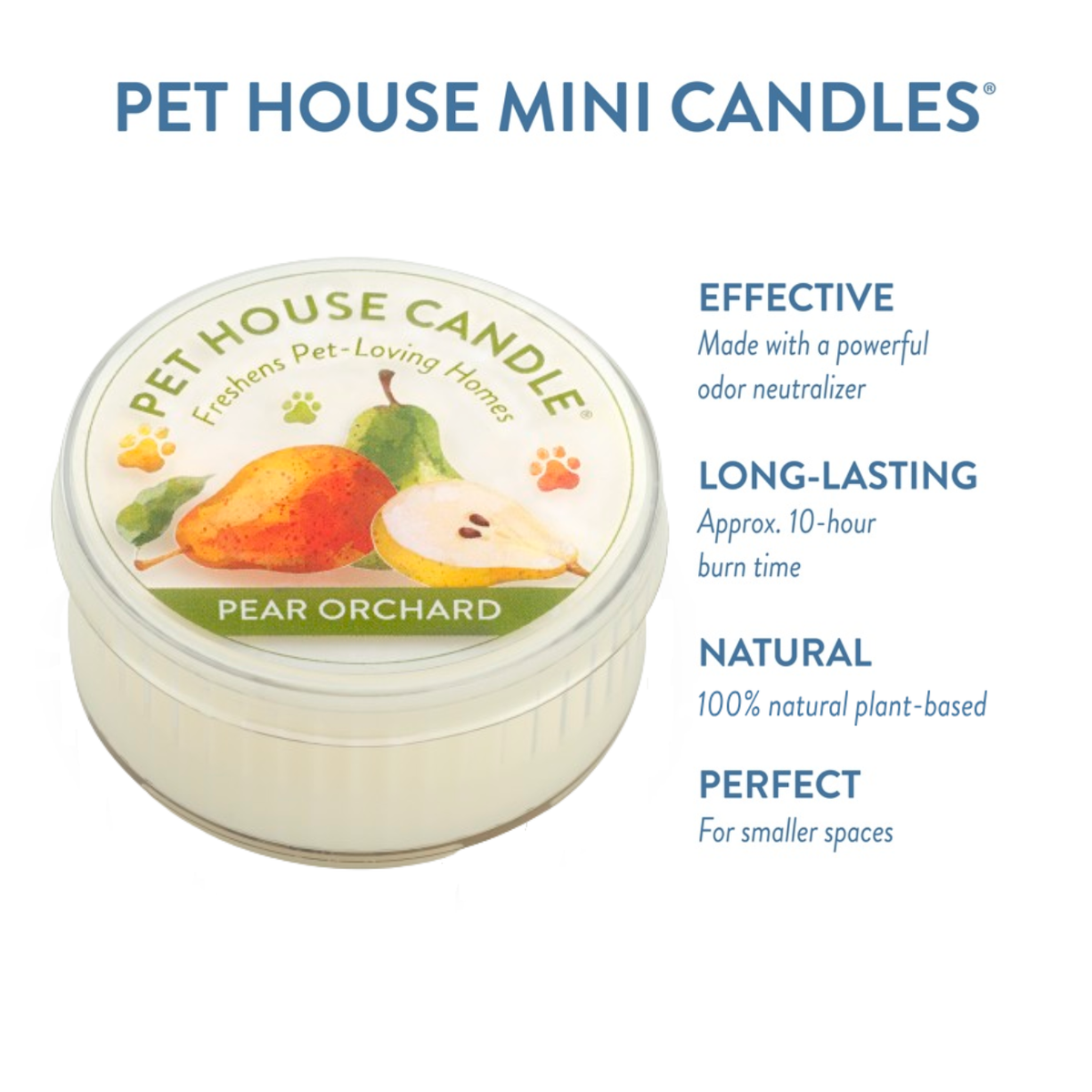 Pet House Pear Orchard Mini Candle 1.5 oz