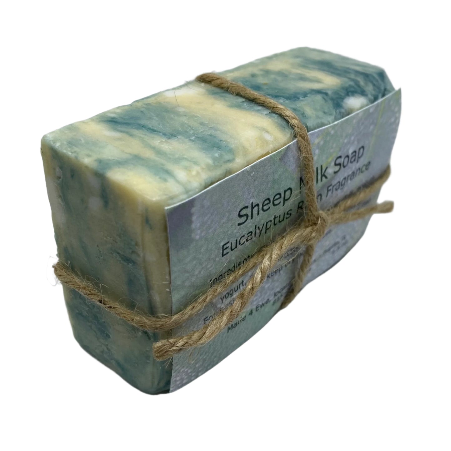 Made 4 Ewe Sheep Milk Soap, Eucalyptus Rain 5.5 oz
