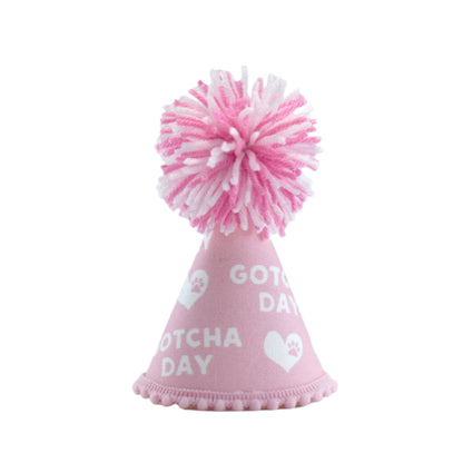 Pup Party Hats Gotcha Day Pink Party Hat: M