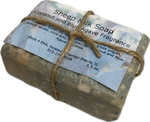 Load image into Gallery viewer, Made 4 Ewe Sheep Milk Soap, Coconut and Blue Agave 5.5 oz
