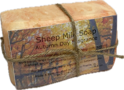 Made 4 Ewe Sheep Milk Soap, Autumn Day 5.5 oz