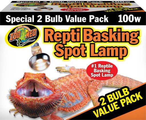 Zoo Med Repti Basking Spot Lamp Value Pack 100 Watts