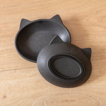 Nico Bamboo Cat Bowl: Pink