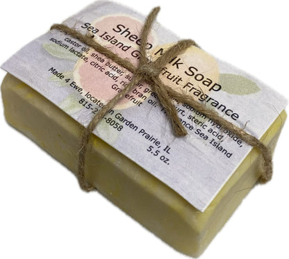 Made 4 Ewe Sheep Milk Soap, Sea Island Grapefruit 5.5 oz
