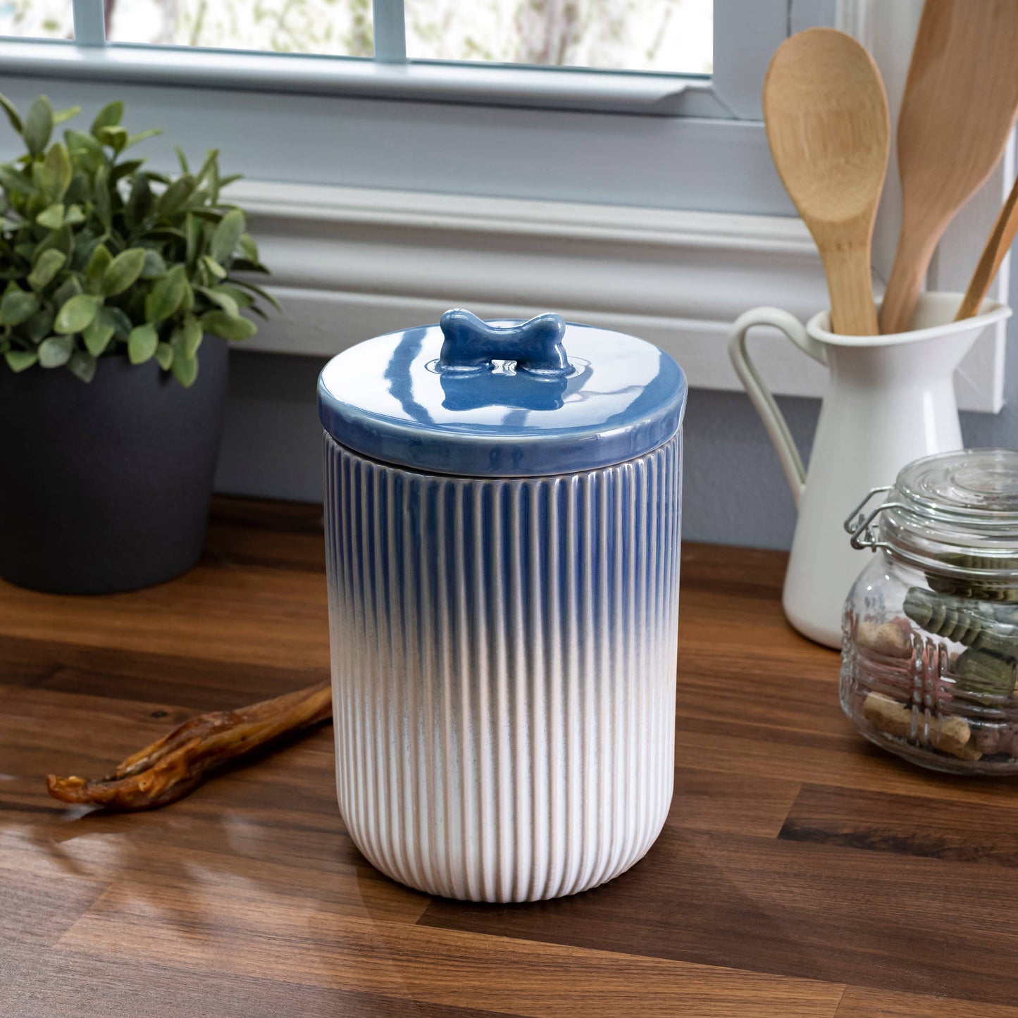 Skandi Treat Canister: Blue