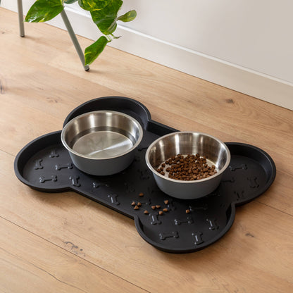 Oslo Feeding Tray: Black / Medium