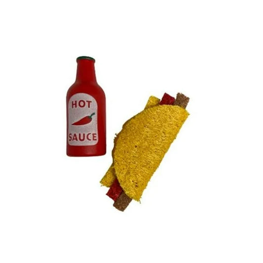 A&E Cage Nibbles Spicy Taco Small Animal Toy