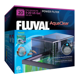 AquaClear 20 Power Filter, 5-20 US Gal