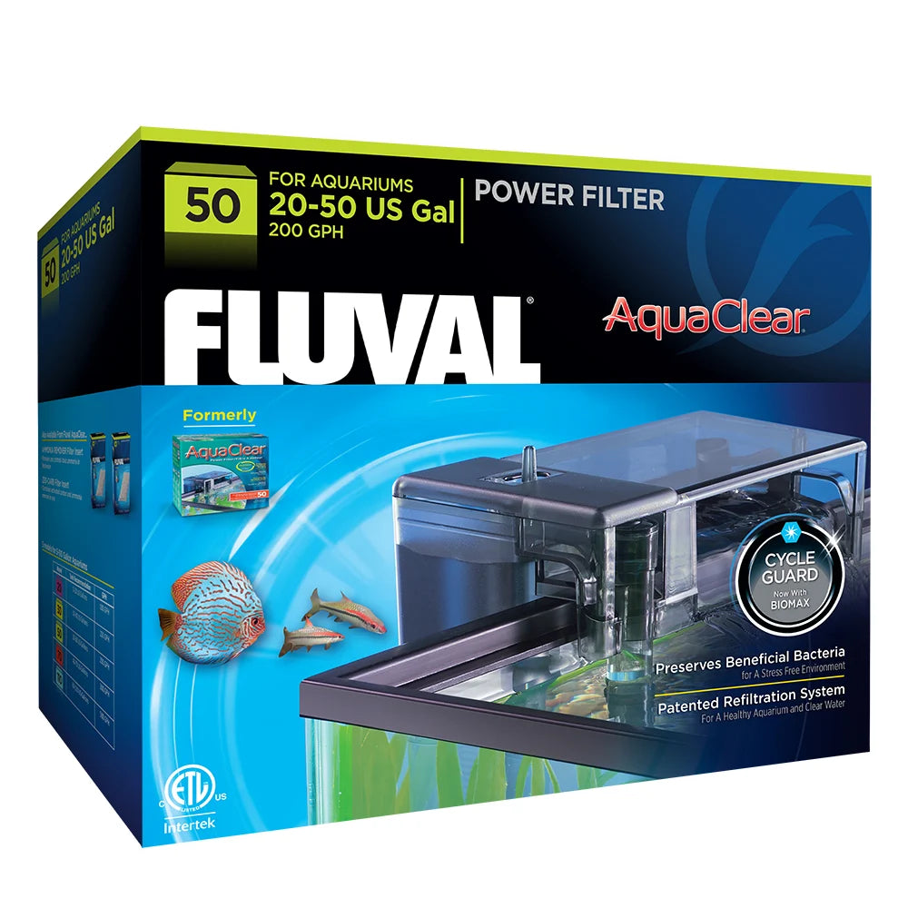 AquaClear 50 Power Filter, 20-50 US Gal