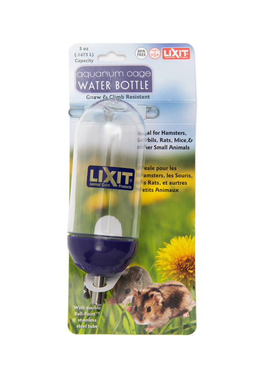 LIXIT Aquarium Cage Water Bottle 5 Ounce