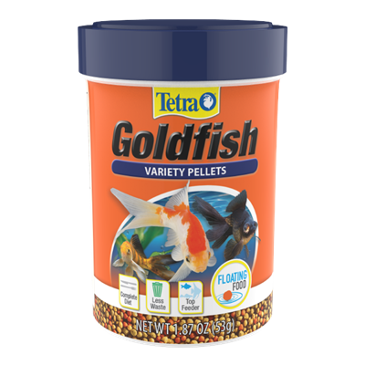 Tetra Goldfish Variety Floating Pellets, 1.87 oz