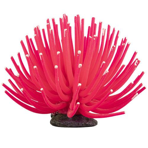 GloFish Anemone Aquarium Ornament Pink