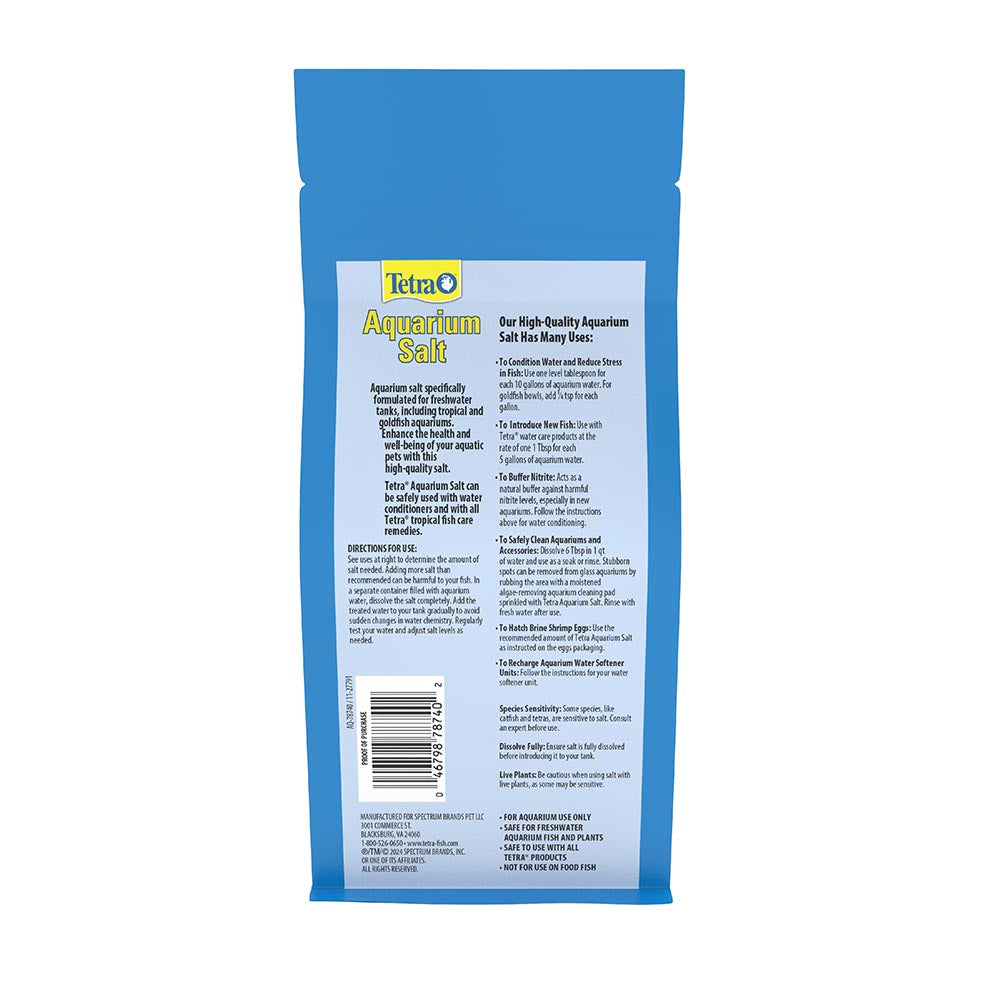 Tetra Aquarium Salt For Freshwater Fish & Goldfish 16 oz – Pet Paradise ...