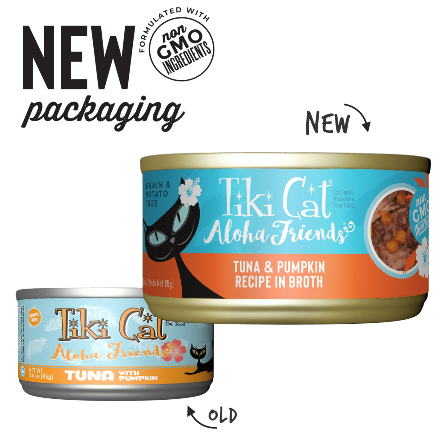 Tiki Cat Aloha Friends Tuna with Pumpkin Grain-Free Wet Cat Food